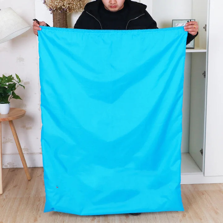 Heavy-Duty Waterproof Drawstring Storage Bag (Jumbo Capacity)