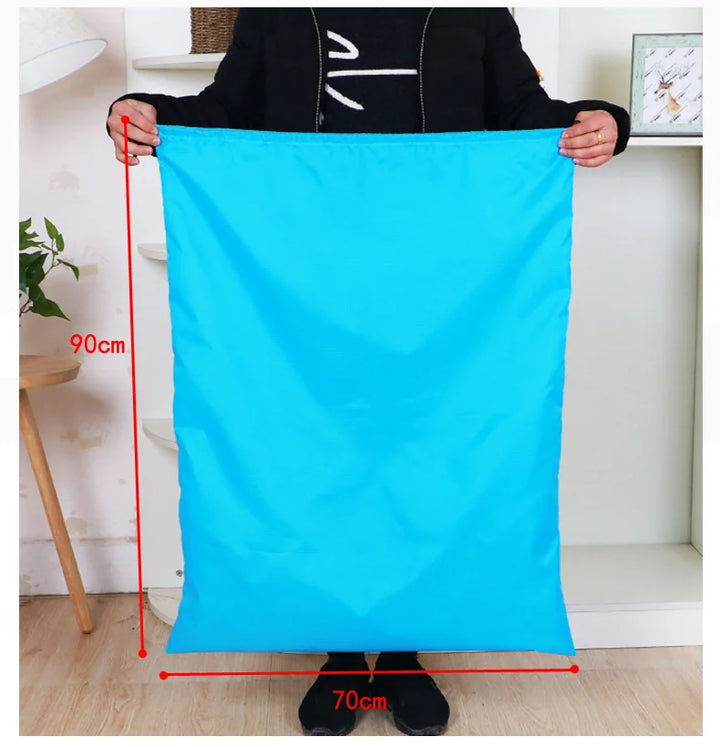 Heavy-Duty Waterproof Drawstring Storage Bag (Jumbo Capacity)