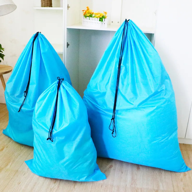 Heavy-Duty Waterproof Drawstring Storage Bag (Jumbo Capacity)