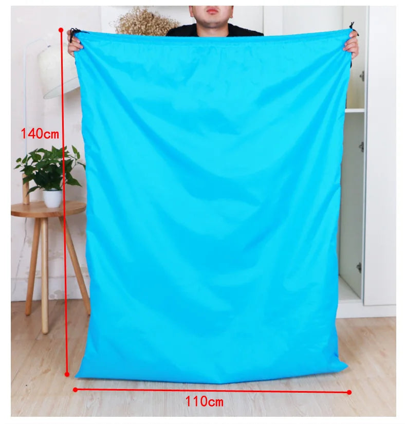 Heavy-Duty Waterproof Drawstring Storage Bag (Jumbo Capacity)