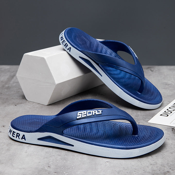 Trendy Neutral-Colored Flip-Flops