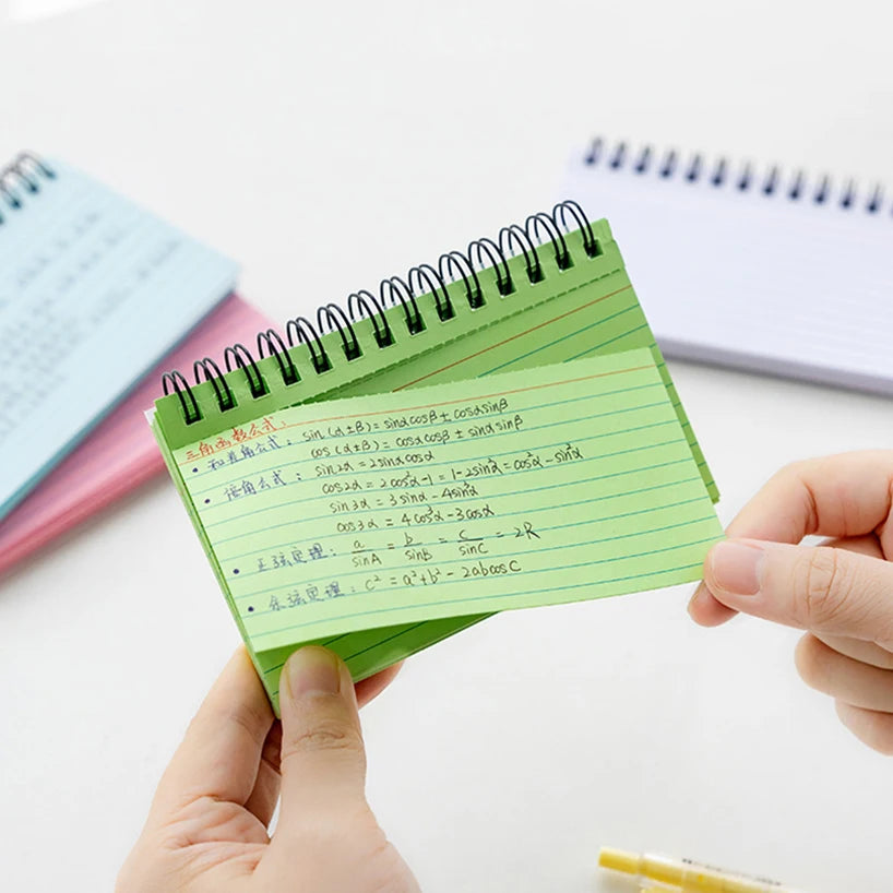 Horizontal Line Notebook Tearable Coil Book Cuaderno Journal Note Book Office Supplies Diary Libretas Stationery Notebooks