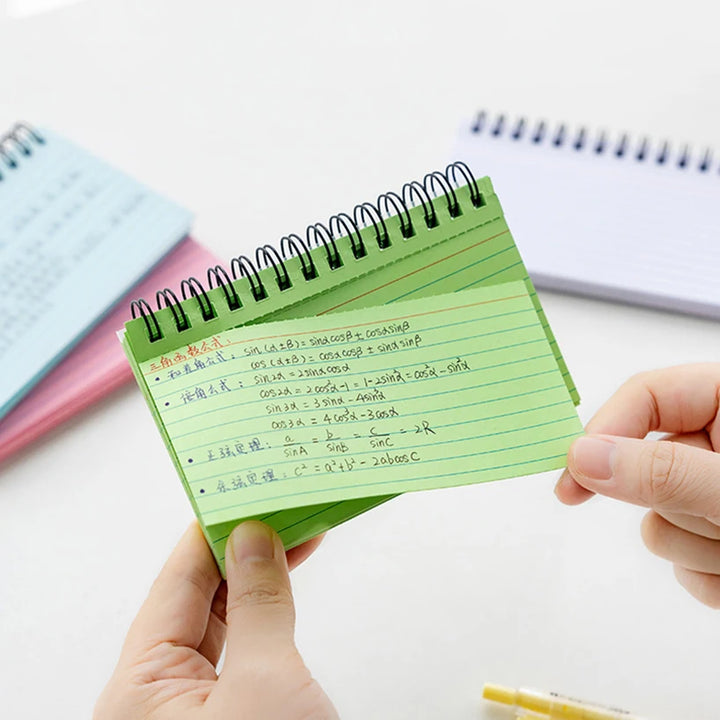 Horizontal Line Notebook Tearable Coil Book Cuaderno Journal Note Book Office Supplies Diary Libretas Stationery Notebooks
