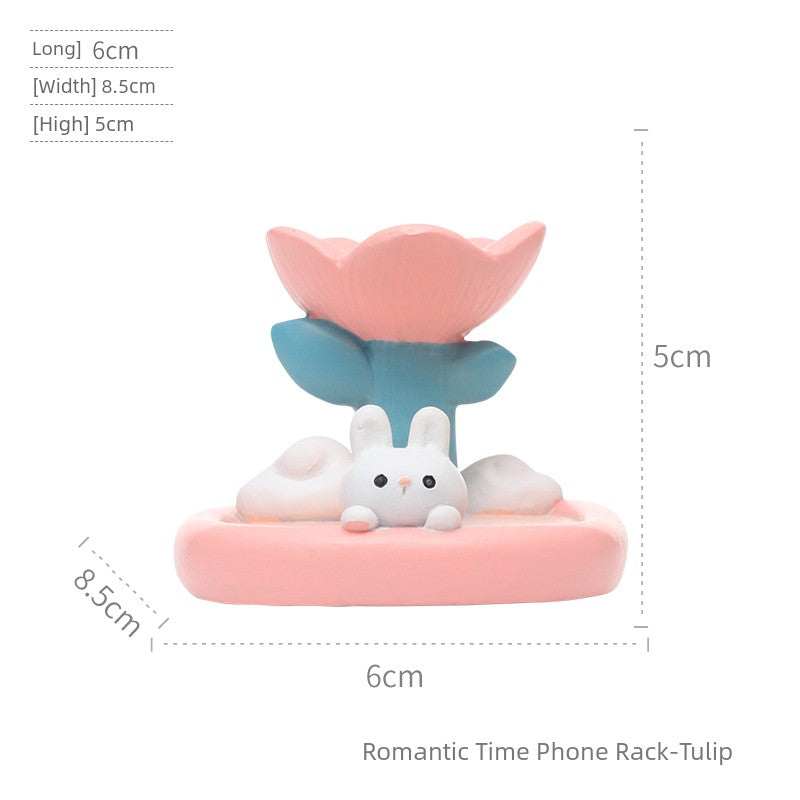 Young Adult Heart Stool Cute Office Desk Surface Panel Decorations
