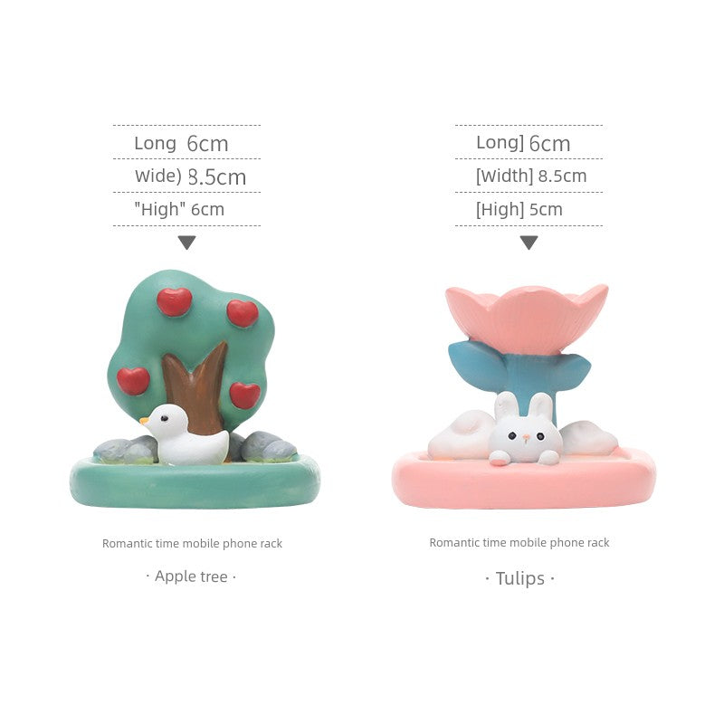 Young Adult Heart Stool Cute Office Desk Surface Panel Decorations