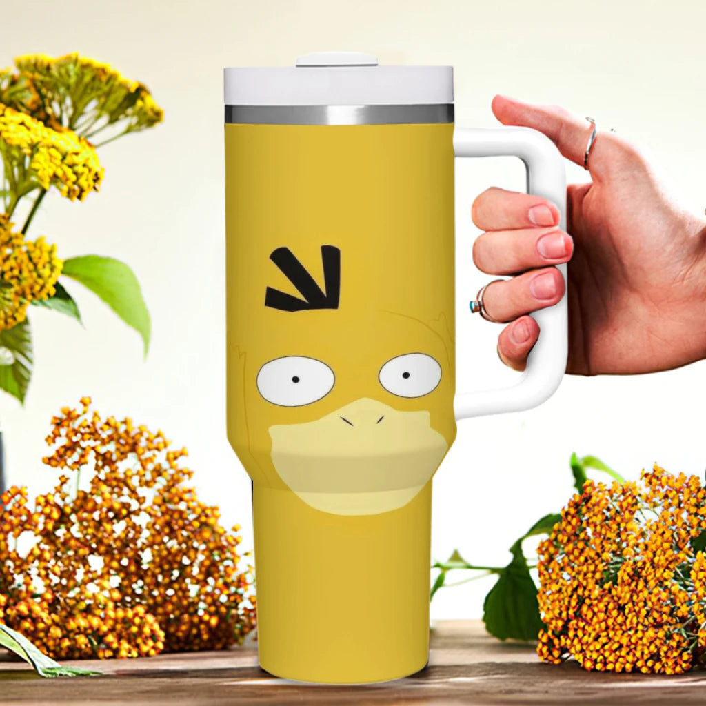 Pokemon 40 Oz Ultimate Tumbler with Handle and Straw Vacuum Insulated Tumbler