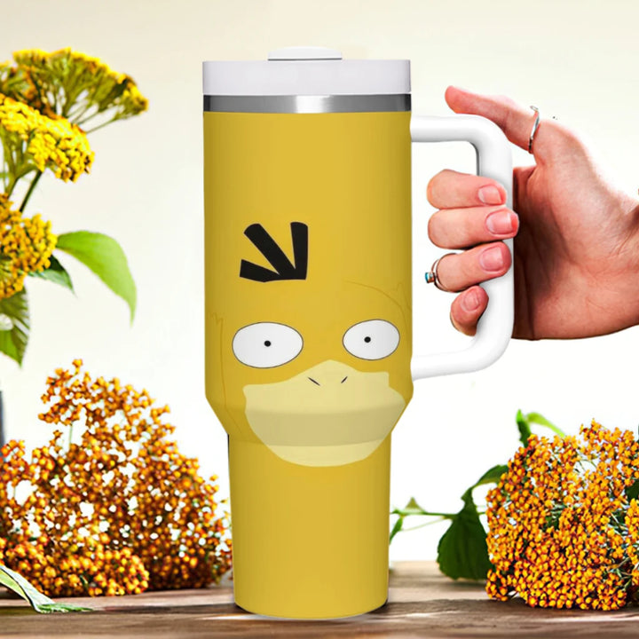 Pokemon 40 Oz Ultimate Tumbler with Handle and Straw Vacuum Insulated Tumbler