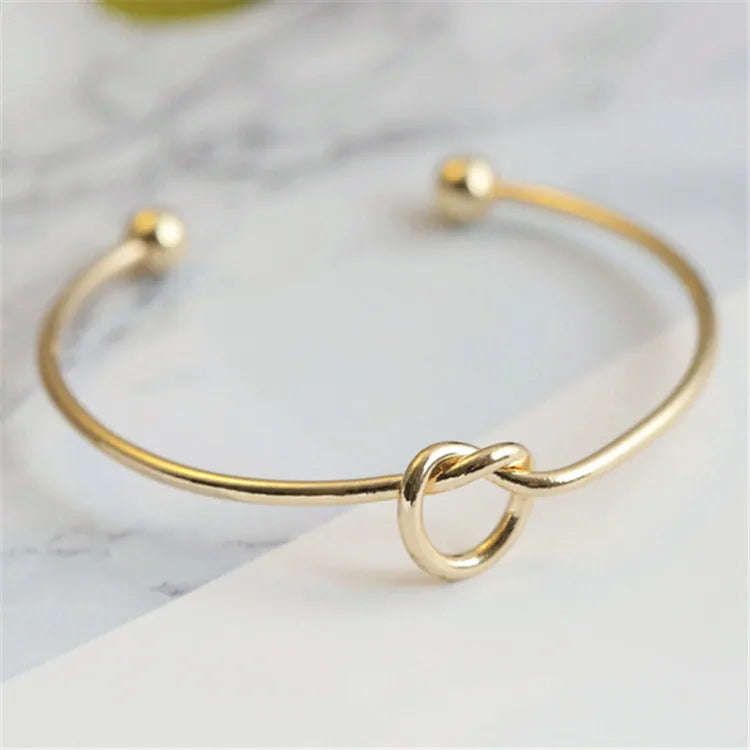 Vintage Stainless Steel Woven Twist Cuff Bangle or Braided Cable Statement Streetwear Bracelet