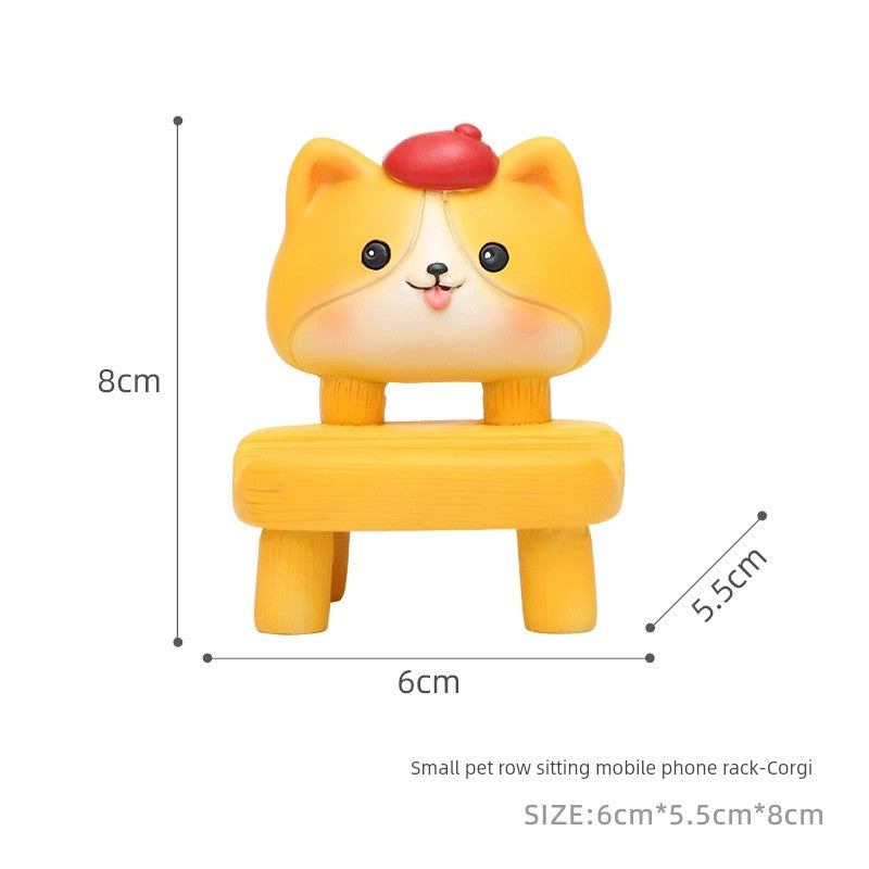 Young Adult Heart Stool Cute Office Desk Surface Panel Decorations