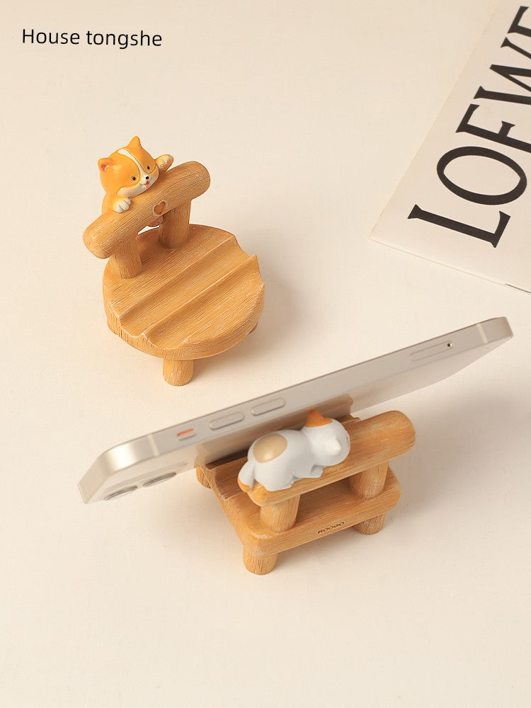 Young Adult Heart Stool Cute Office Desk Surface Panel Decorations