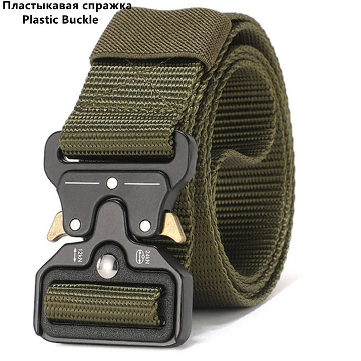 Men’s Tactical Nylon Belt - High-Quality Multifunctional Hunting Belt with Durable Buckle