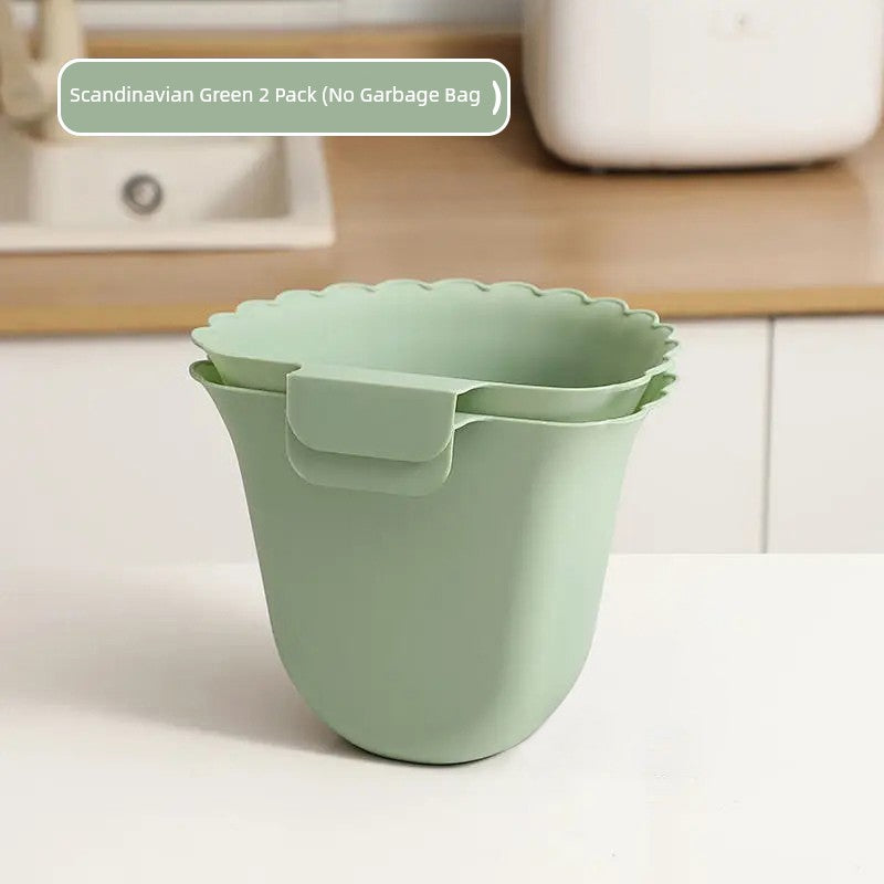 Bathroom Hanging Lace Cabinet Storage Bucket Kitchen