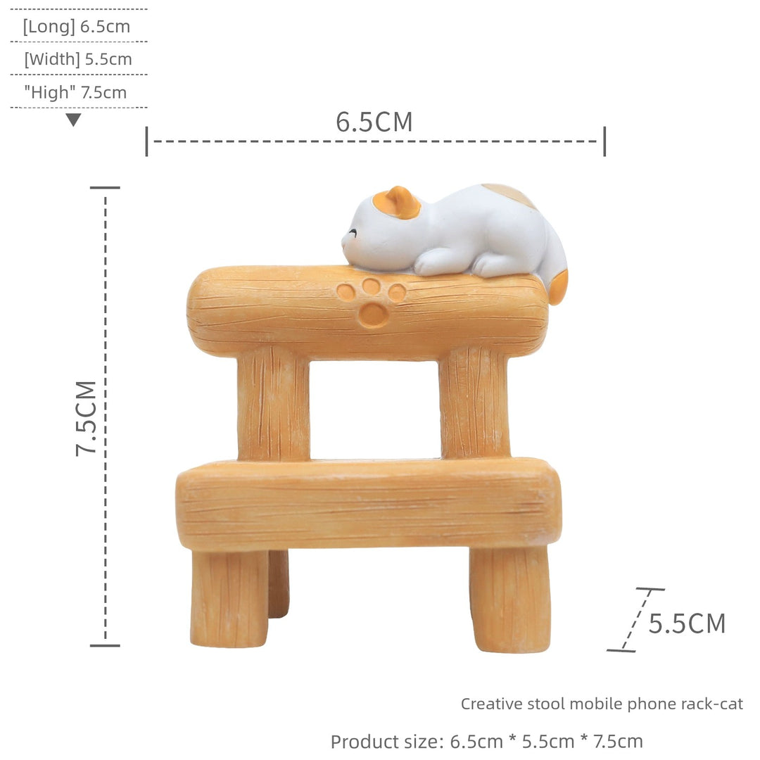 Young Adult Heart Stool Cute Office Desk Surface Panel Decorations