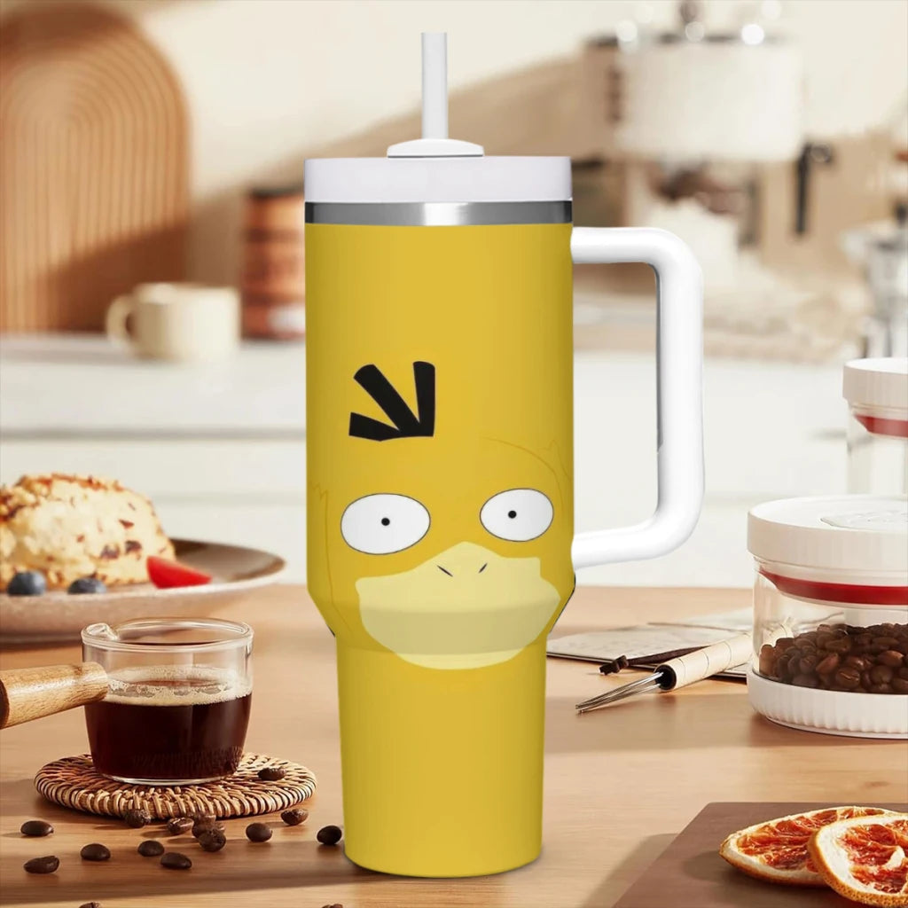 Pokemon 40 Oz Ultimate Tumbler with Handle and Straw Vacuum Insulated Tumbler