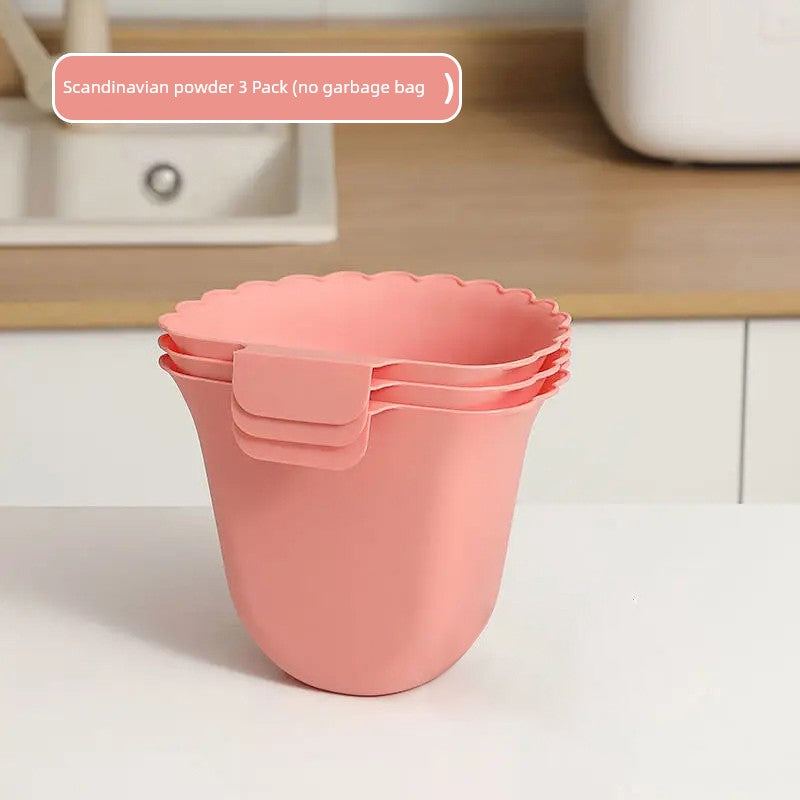 Bathroom Hanging Lace Cabinet Storage Bucket Kitchen
